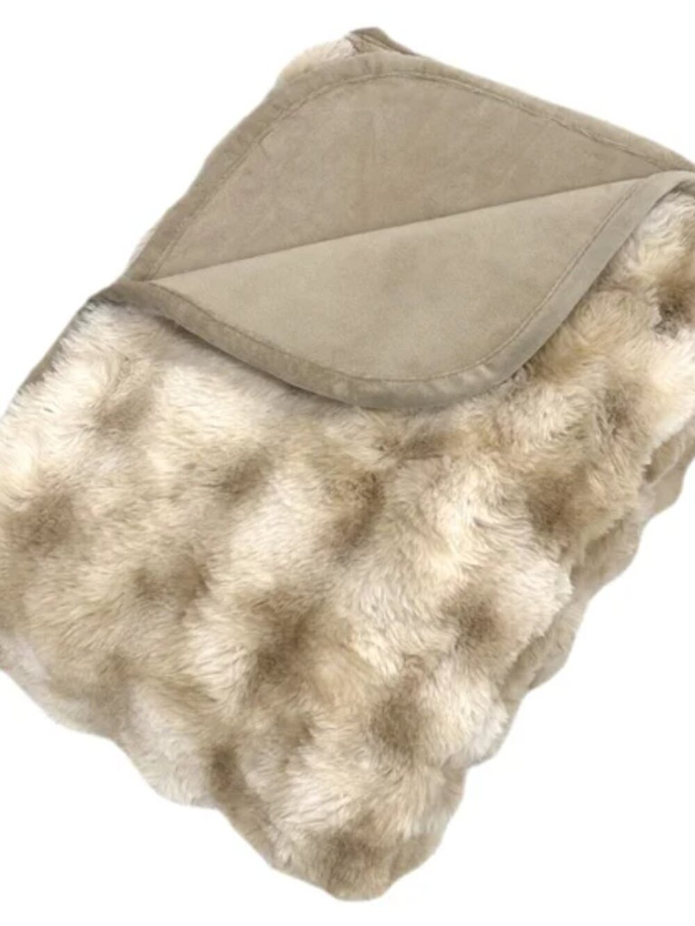 Brent Woof Waterproof Pet Blanket & Furniture Protector, 60”W x 70”L, Taupe - Picture 3 of 6